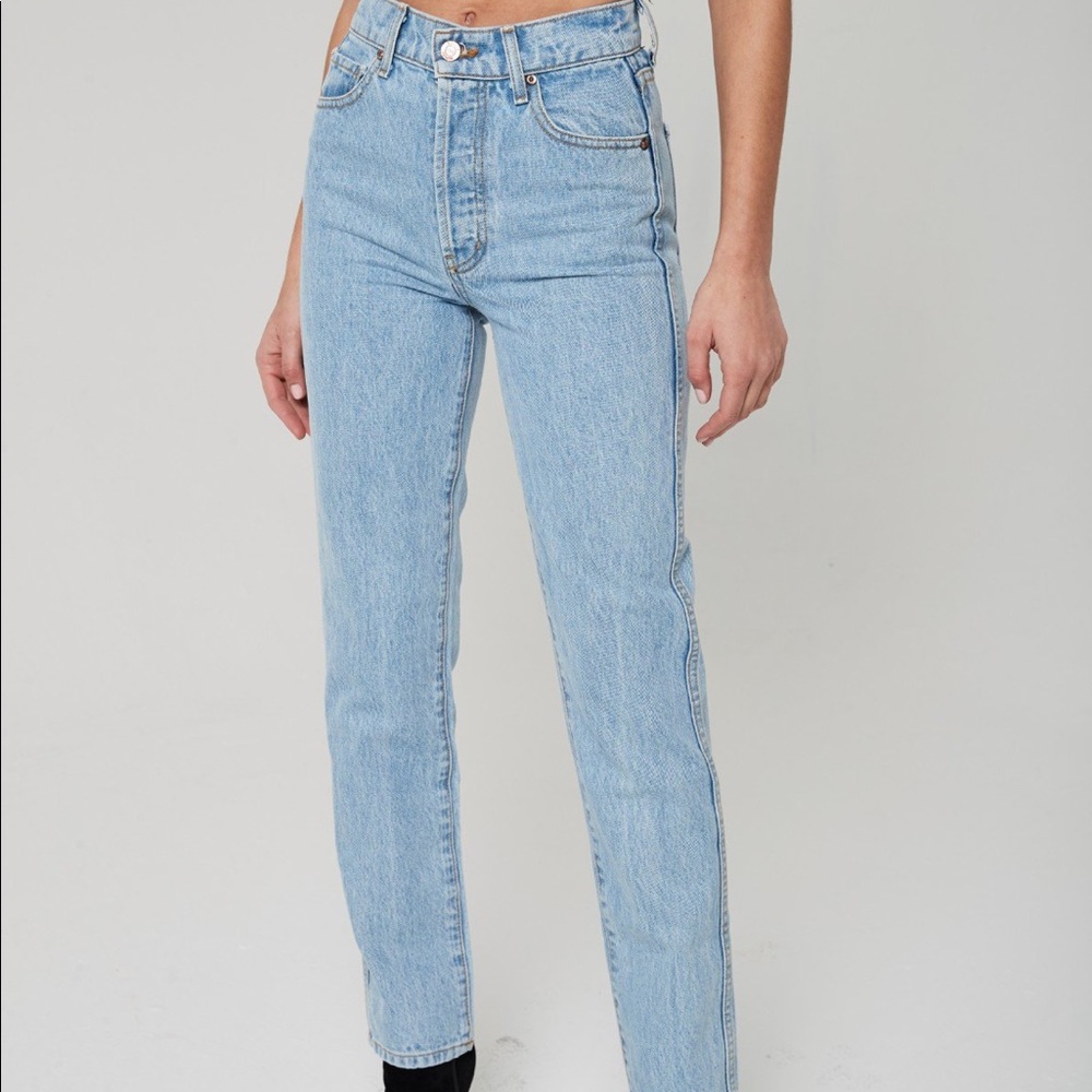 Revice light wash denim